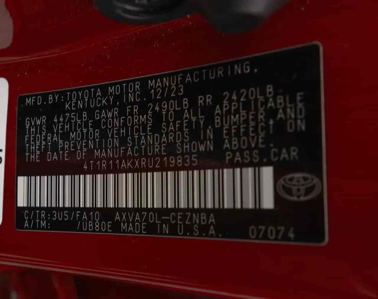 TOYOTA Camry - 10